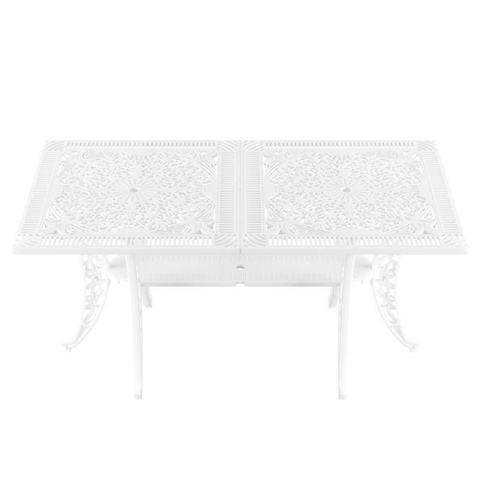 IVF BEYAZ DİKDÖRTGEN MASA + 4'LÜ BURSA SANDALYE - Görsel 3