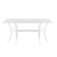 IVF 6 KİŞİLİK DİKDÖRTGEN MASA BEYAZ - Görsel 3