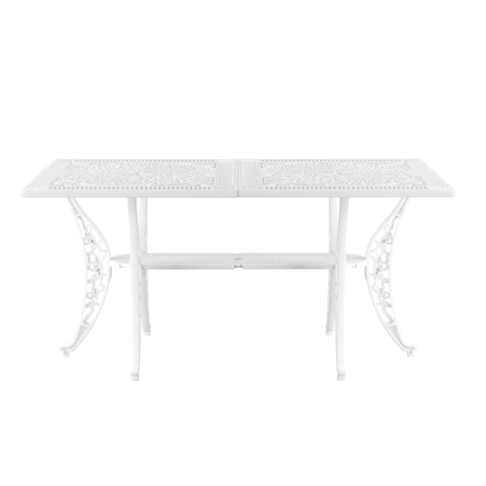 IVF 6 KİŞİLİK DİKDÖRTGEN MASA BEYAZ - Görsel 3