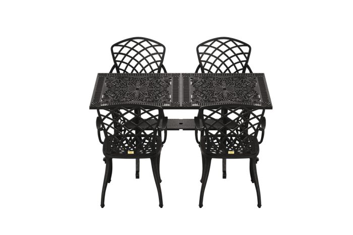 Istanbul Dikdörtgen Masa 4'lü Hitit Sandalye - Görsel 2