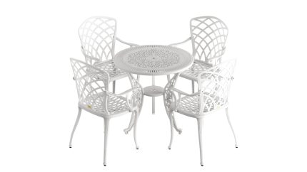 Istanbul Yuvarlak Masa Ø75 4'lü Hitit Sandalye