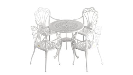 Istanbul Yuvarlak Masa Ø75 4'lü Istanbul Sandalye