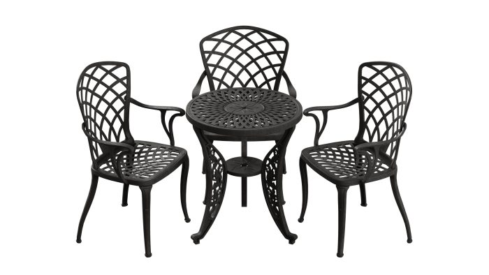 Istanbul Yuvarlak Masa Ø60 3'lü Hitit Sandalye - Görsel 1