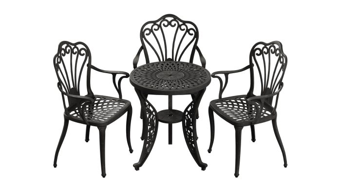 FISKOS-istanbul-BEYAZ-31.jpg Istanbul Yuvarlak Masa Ø60 3'lü Istanbul Sandalye - Görsel 1