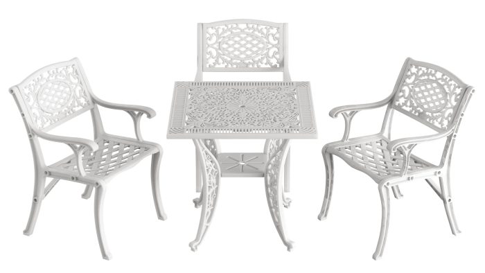 Istanbul Kare Masa 3'lü Cunda Sandalye - Görsel 1