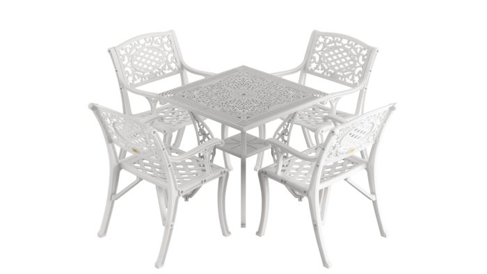 cunda-kare-beyaz-4.jpg Istanbul Kare Masa 4'lü Cunda Sandalye - Görsel 1