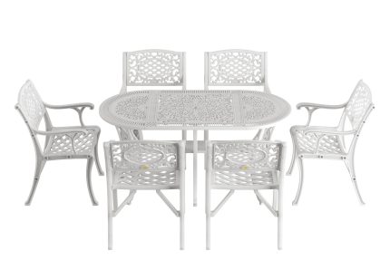 Istanbul Oval Masa 6'lı Cunda Sandalye