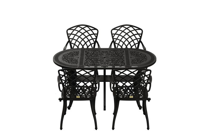 hitit-ooval-siyah-4-scaled-1.jpg Istanbul Oval Masa 4'lü Hitit Sandalye - Görsel 1