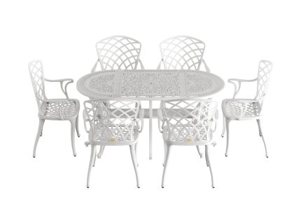 Istanbul Oval Masa 6'lı Hitit Sandalye