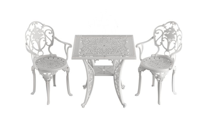 Istanbul Kare Masa 2'li Isparta Sandalye - Görsel 1