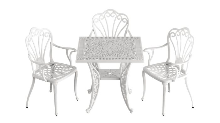 Istanbul Kare Masa 3'lü İstanbul Sandalye - Görsel 1