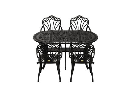 Istanbul Oval Masa 4'lü İstanbul Sandalye