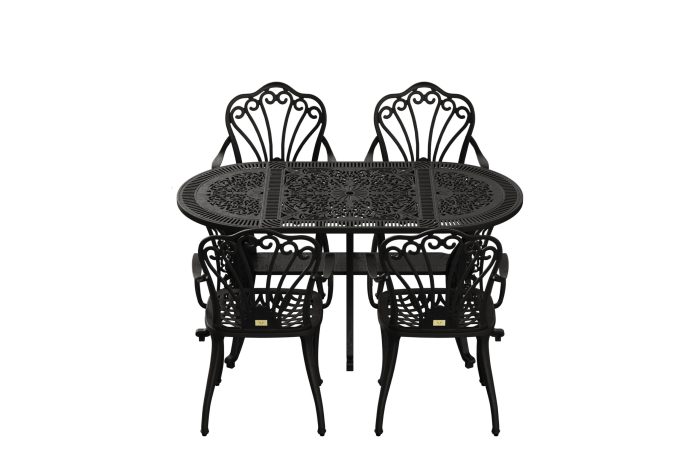 istanbul-oval-siyah-4-scaled-1.jpg Istanbul Oval Masa 4'lü İstanbul Sandalye - Görsel 1