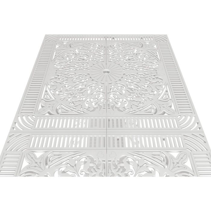 IVF 6 KİŞİLİK DİKDÖRTGEN MASA BEYAZ - Görsel 2