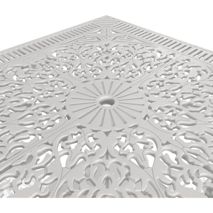 IVF BEYAZ KARE MASA + 2'Lİ ISPARTA SANDALYE TAKIMI - Görsel 3