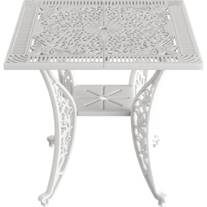 IVF BEYAZ KARE MASA + 2'Lİ ISTANBUL SANDALYE TAKIMI - Görsel 2