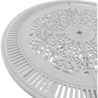 IVF BEYAZ YUVARLAK MASA + 2'Lİ HİTİT SANDALYE TAKIMI - Görsel 2