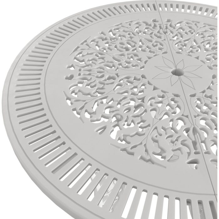 IVF BEYAZ YUVARLAK MASA + 2'Lİ HİTİT SANDALYE TAKIMI - Görsel 2