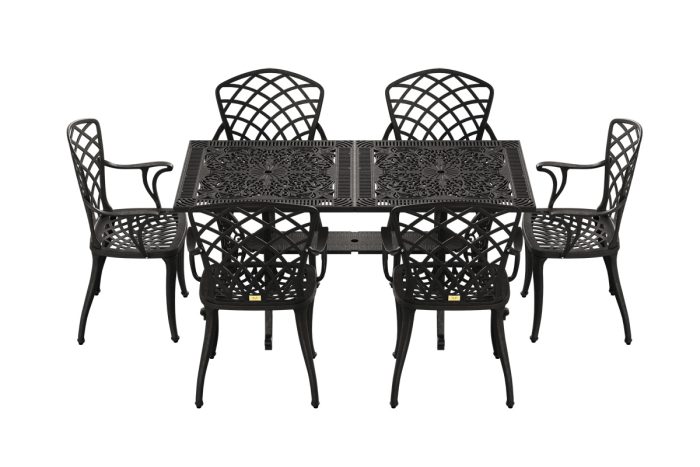 ivf-siyah-dikdortgen-masa-6-li-hitit-sandalye-282.jpg IVF SİYAH DİKDÖRTGEN MASA + 6'LI HİTİT SANDALYE TAKIMI - Görsel 1