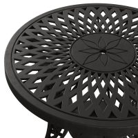 IVF SİYAH FİSKOS MASA + 2'Lİ ISPARTA SANDALYE TAKIMI - Görsel 2