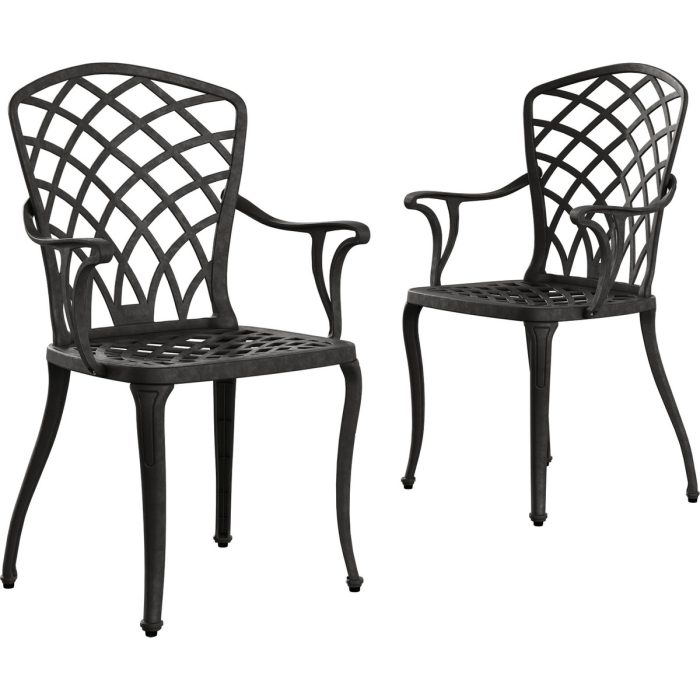 IVF SİYAH FİSKOS MASA + 3'LÜ HİTİT SANDALYE TAKIMI - Görsel 4