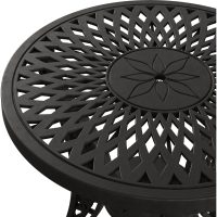 IVF SİYAH  FİSKOS MASA + 3'LÜ ISPARTA SANDALYE TAKIMI - Görsel 2