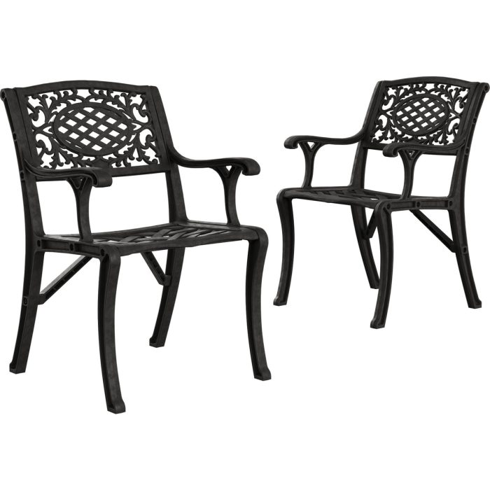 IVF SİYAH  KARE MASA + 2'Lİ CUNDA SANDALYE TAKIMI - Görsel 4