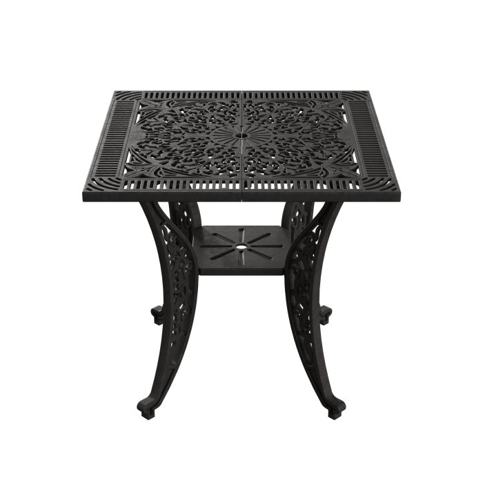 IVF SİYAH KARE MASA + 3'LÜ ISPARTA SANDALYE TAKIMI - Görsel 3