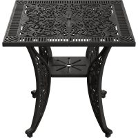 IVF SİYAH KARE MASA + 3'LÜ ISPARTA SANDALYE TAKIMI - Görsel 3