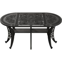 IVF SİYAH OVAL MASA + 4'LÜ İSTANBUL SANDALYE TAKIMI - Görsel 3