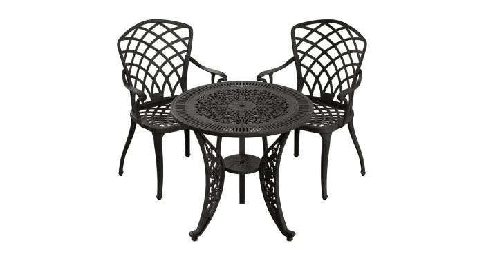 ivf-siyah-yuvarlak-masa-2-li-hitit-sandalye-395.jpg IVF SİYAH YUVARLAK MASA + 2'Lİ HİTİT SANDALYE TAKIMI - Görsel 1