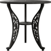 IVF YUVARLAK MASA SİYAH - Görsel 3